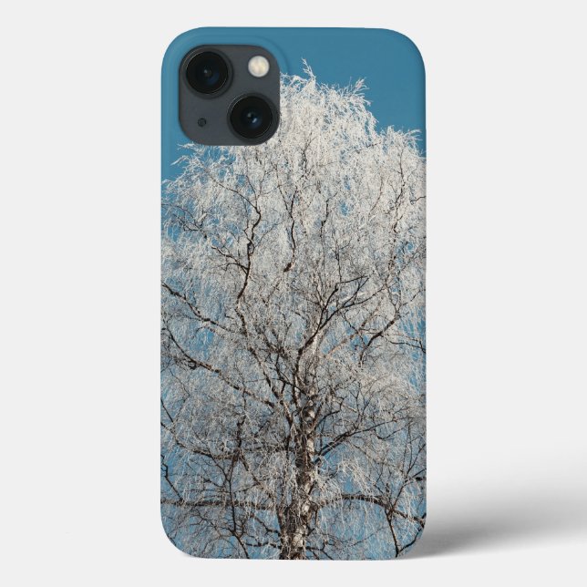  White Willow Tree Against Cloudless Blue Sky Case-Mate iPhone Case (Back)