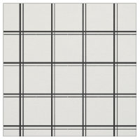 White Windowpane Plaid
