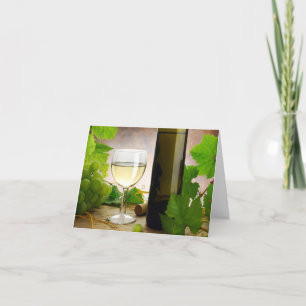 White wine card