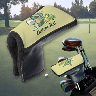 White Wine Golf Head Cover