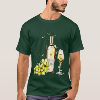 White Wine Is Light In A Bottle T-Shirt
