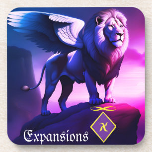 White Winged Lion Coasters