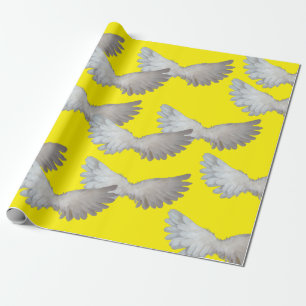 White Wings Wrapping Paper