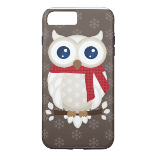White Winter Owl Case-Mate iPhone Case