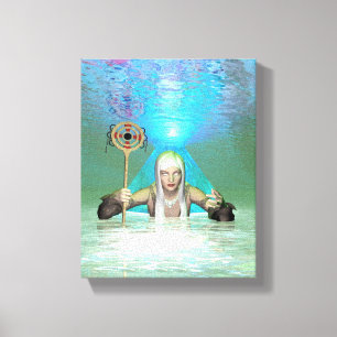White Witch Canvas Print