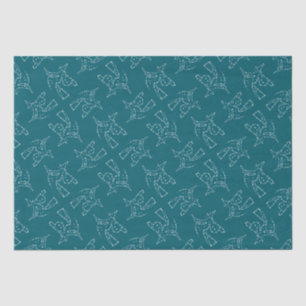 White Witch of Stars Halloween Tissue Paper
