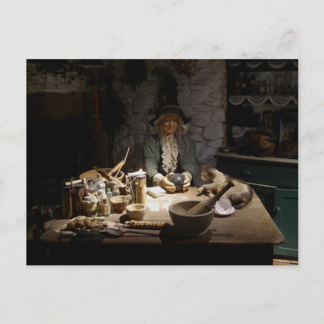 White Witch's Kitchen Museum, Witchcraft & MAGICK Postcard (Front)