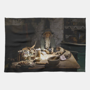 White Witch's Kitchen Museum, Witchcraft & MAGICK Towel