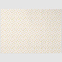 White with Yellow Daisies Tissue Paper