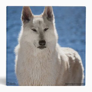 White Wolf 3 Ring School Binder