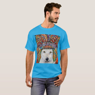 White Wolf Art T-Shirt