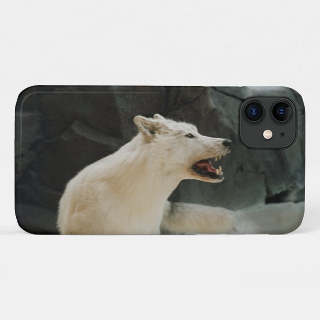 White Wolf Case-Mate iPhone Case (Back (Horizontal))