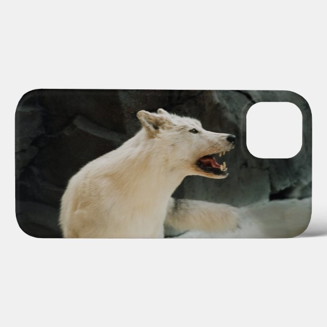 White Wolf Case-Mate iPhone Case (Back (Horizontal))