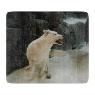White Wolf Cutting Board