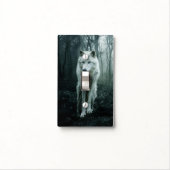 White Wolf in the forest Light Switch Cover (In Situ)