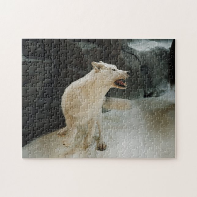 White Wolf Jigsaw Puzzle (Horizontal)