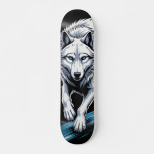White wolf Skateboard