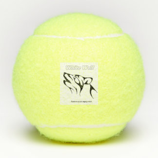 White Wolf Tennis Balls