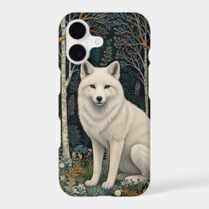 White wolf vintage boho woodland forest