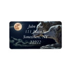 White Wolves in the Full Moon