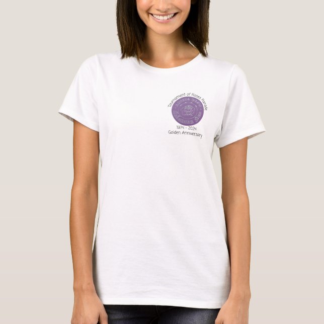 White women's T for Arvada West Band 50 year  T-Shirt (Front)