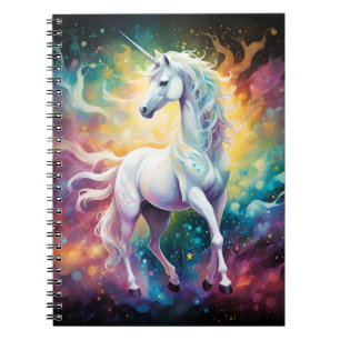 White Wonder: The Spectral White Unicorn Notebook