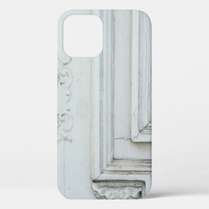 White wooden frame iPhone 12 case