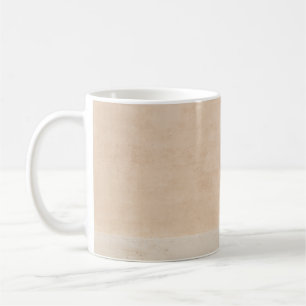 White wooden framed glass window coffee mug
