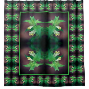 White Woodland Wildflower Floral Art Pattern