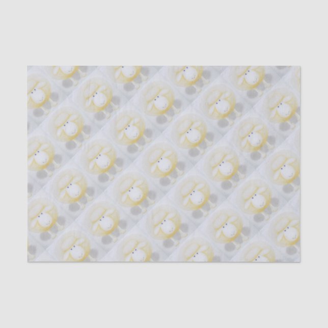White Woolly Sheep For Ewe Tissue Paper (Front)