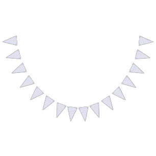 White wrapping paper with a subtle, repeating patt bunting flags