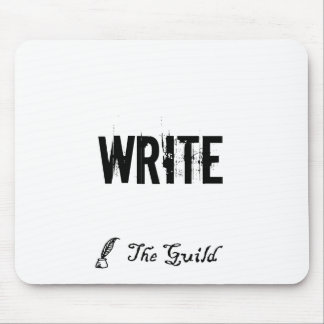 White WRITE Mousepad