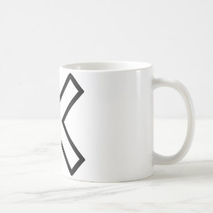 White X Cross Coffee Mug