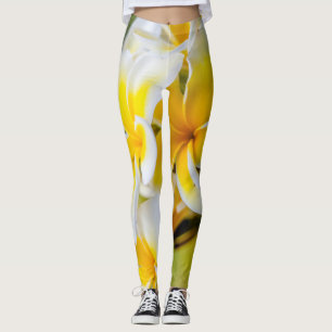 White & Yello Leggings