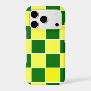 White, Yellow and Green Checkers 