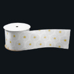 White Yellow Daisy Flower Floral Garden Party Satin Ribbon<br><div class="desc">Ribbon design features an original marker illustration of a yellow and white daisy flower blossom. Great for a garden party, bridal shower, wedding or engagement. This daisy illustration is also available on other products. Don't see what you're looking for? Need help with customization? Contact Rebecca to have something designed just...</div>