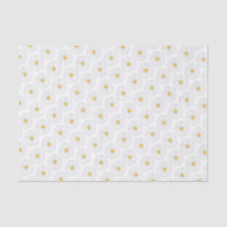 White Yellow Daisy Flower Floral Garden Party Tissue Paper