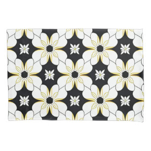 🌸 White Yellow Floral Cozy Home Style 🌸 Pillowcase