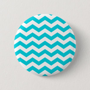 White Zig Zag Button