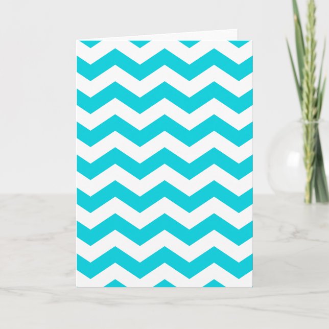 White Zig Zag Card (Front)