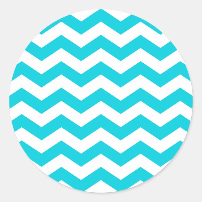 White Zig Zag Sticker (Front)