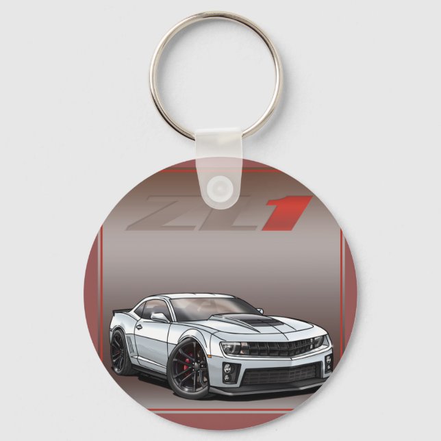 White_ZL1 Keychain (Front)