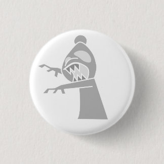 White Zombie Bishop Button