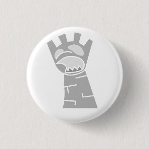 White Zombie Rook Button