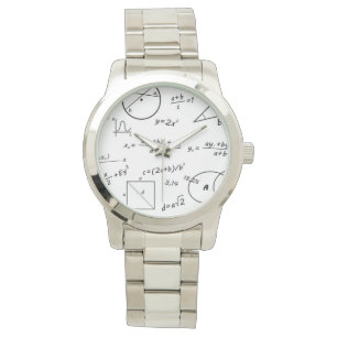 Whiteboard Oversized Silver Bracelet Watch