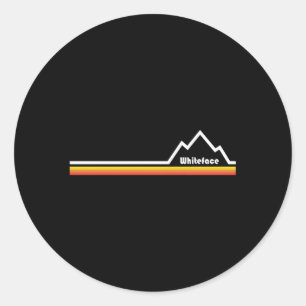 Whiteface Mountain Classic Round Sticker