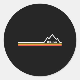 Whiteface Mountain Classic Round Sticker