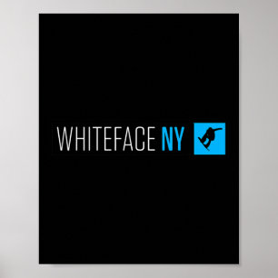 Whiteface Mountain Ny Snowboard Box Type Poster