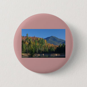 Whiteface Mountain over Little Cherrypatch Pond 2 Inch Round Button