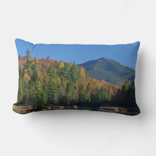 Whiteface Mountain over Little Cherrypatch Pond Lumbar Pillow